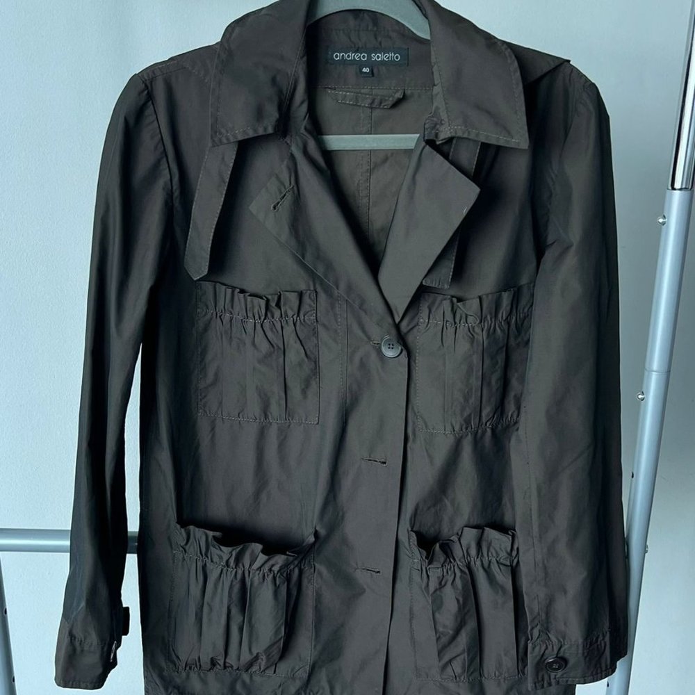 Andrea Saletta rain jacket